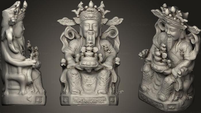 Figurines Chinese and Japanese (caishen, STKCH_0031) 3D models for cnc